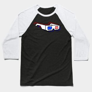 3D Hypno Glasses Baseball T-Shirt